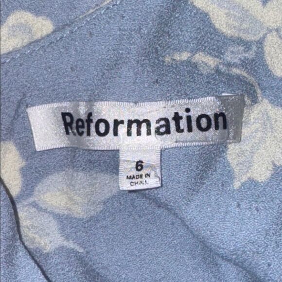Reformation Reverie Viscose Blend Midi Dress Size 6 - Picture 13 of 14